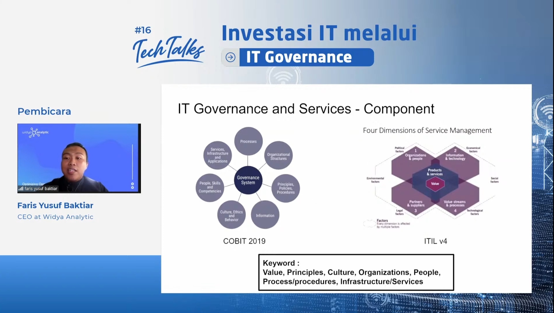 Widya Analytic Hadirkan Solusi Terkait Penerapan It Governance Event