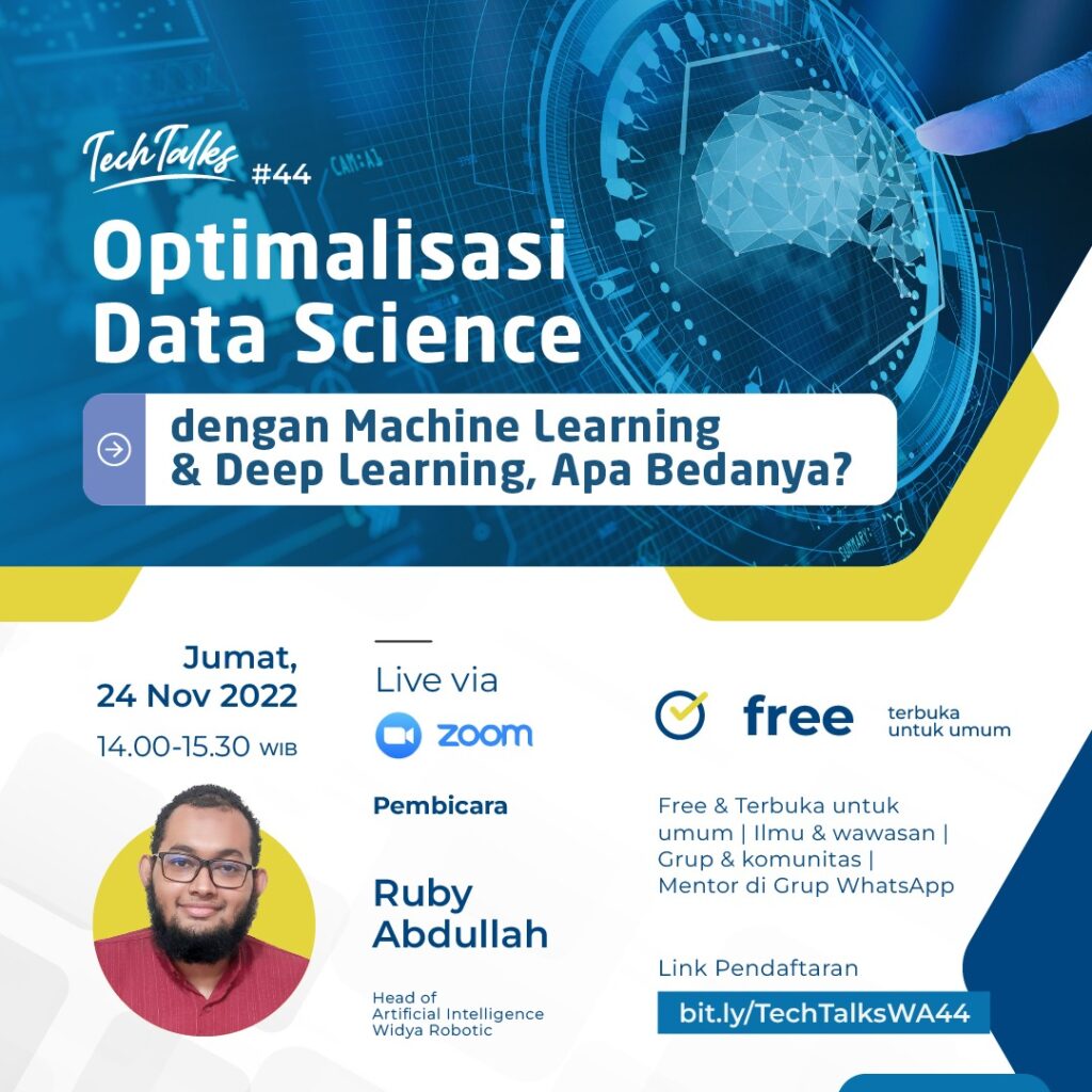 Tech Talks #44: Optimalisasi Data Science Dengan Machine Learning Dan ...