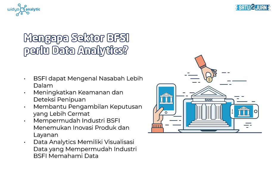 Ilustrasi urgensi data analytics untuk industri BSFI